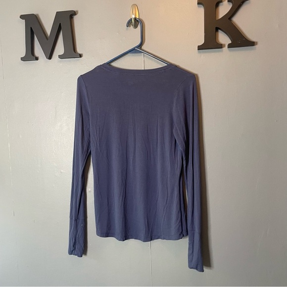 Aerie offline Women's Long Sleeve Top - Blue size xs - Picture 7 of 10